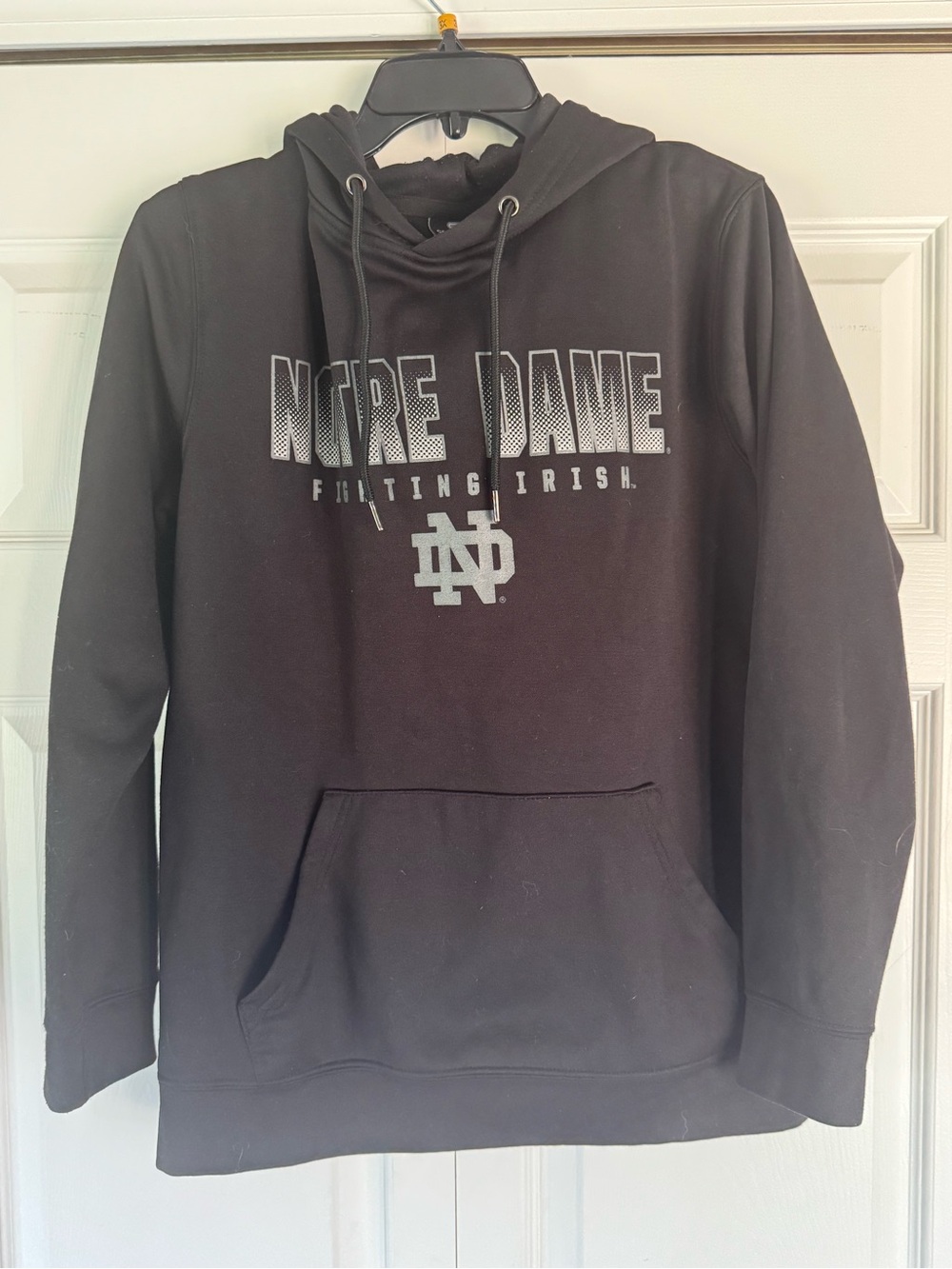 Colosseum More Dame Fighting Irish Black Crewneck Hoodie